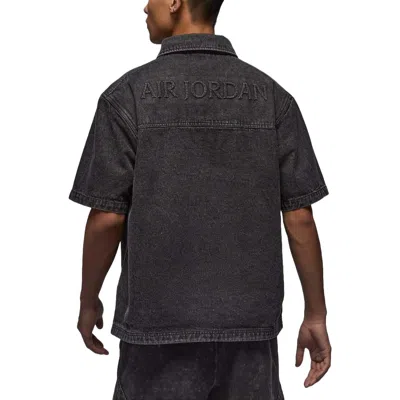 Air Jordan Denim Shirt Asia Sizing 'washed Black'