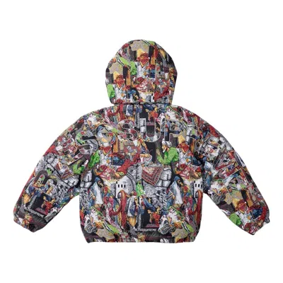 Supreme X Bless Tapestry Down Puffer Jacket 'multi-color' In Gray
