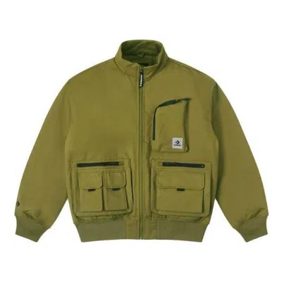 Converse Short Down Bomber Jacket 'olive Green'