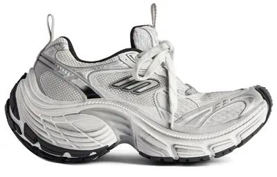 Balenciaga 10xl Reduced Mesh And Rubber Sneakers In Gray