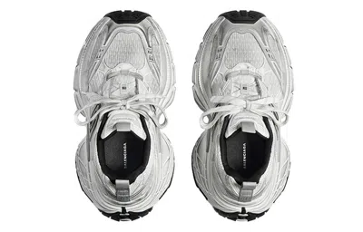 Balenciaga 10xl Reduced Mesh And Rubber Sneakers In Gray