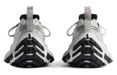 Balenciaga 10xl Reduced Mesh And Rubber Sneakers In Gray