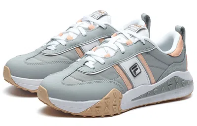Fila (wmns)  Brick Sneakers 'grey Pink' In Gray
