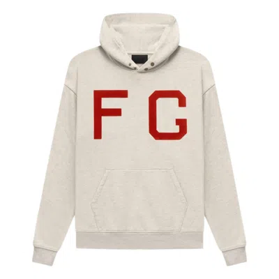 Fear Of God Monarch Hoodie 'cream Heather Grey' In White