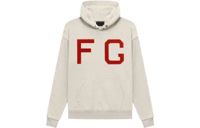 Fear Of God Monarch Hoodie 'cream Heather Grey' In White