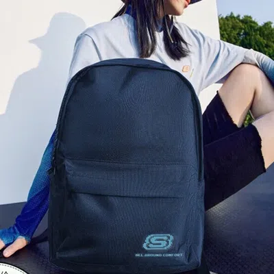 Skechers Logo Printed Backpack 'blue'