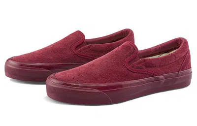 Vans Unisex Vault Classic Slip-on Lx Sneakers Red Wine Red