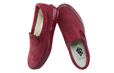 Vans Unisex Vault Classic Slip-on Lx Sneakers Red Wine Red