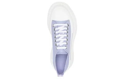 Alexander Mcqueen Light Purple Leather Tread Slick Sneakers In Purple