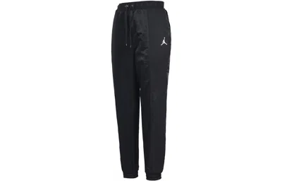 Air Jordan X Paris Saint-germain Crossover Loose Sports Long Pants In Black