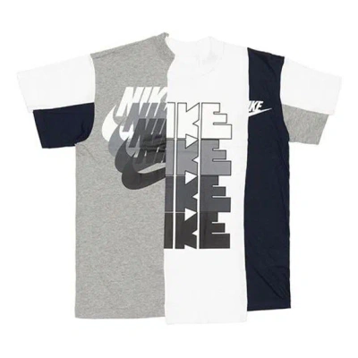 Nike (wmns)  X Sacai Hybrid T-shirt 'canyon Gold Obsidian' In Gray