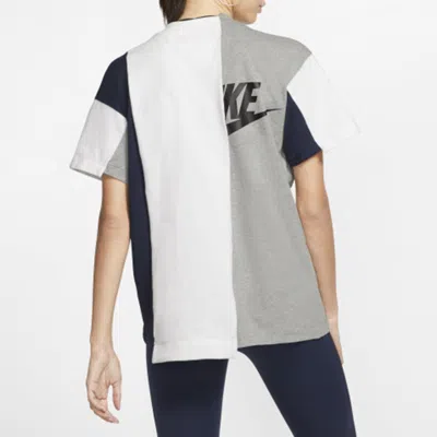 Nike (wmns)  X Sacai Hybrid T-shirt 'canyon Gold Obsidian' In Gray