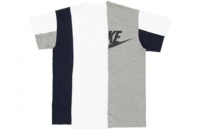 Nike (wmns)  X Sacai Hybrid T-shirt 'canyon Gold Obsidian' In Gray