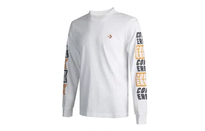 Converse Applique Logolong-sleeve Tee Men White