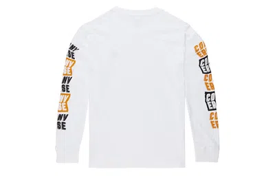 Converse Applique Logolong-sleeve Tee Men White