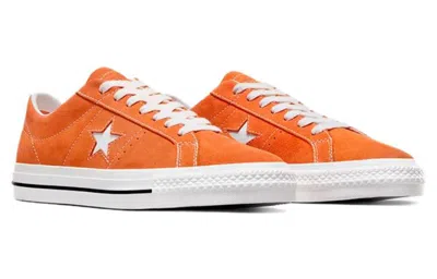 Converse One Star Pro In Orange