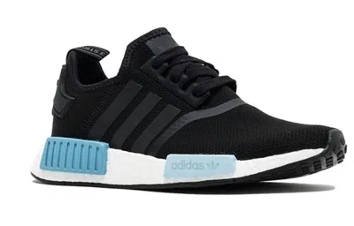 Adidas Originals (wmns) Adidas Nmd_r1 'icey Blue' In Black