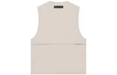 Essentials Fear Of God  Ss22 Work Vest 'wheat' In Gray