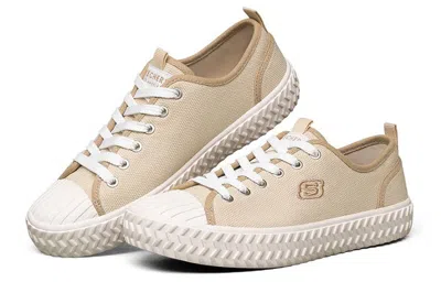 Skechers (wmns)  Street Trax Low-top Canvas Shoes White