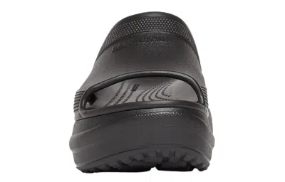 Balenciaga 85mm Rubber Pool Slide Sandals In Black