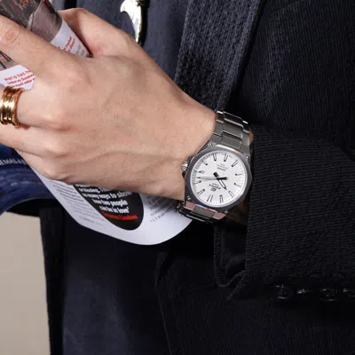 Casio Edifice Thin And Light Series Design Silver Mens