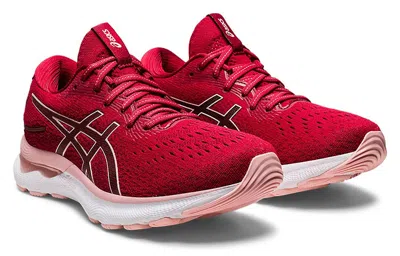 Asics (wmns)  Gel-nimbus 24 'cranberry Frosted Rose' In Red