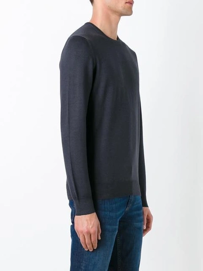 La Fileria For D'aniello Fine Knit Jumper In Grey