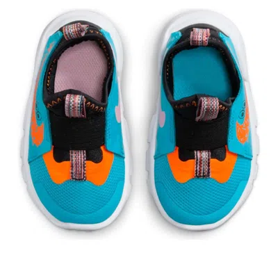 Nike (td)  Flex Runner 2 'blue Total Orange' In Multi