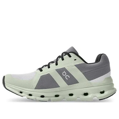 On (wmns)  Running Cloudrunner 'frost Aloe Green' In Gray