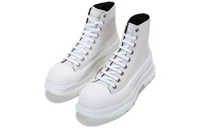 Alexander Mcqueen Sack Sneaker In Canvas With Leather Interior