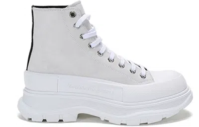 Alexander Mcqueen Sack Sneaker In Canvas With Leather Interior