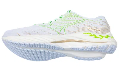 Mizuno Wave Rider 26'white Green' In Multi