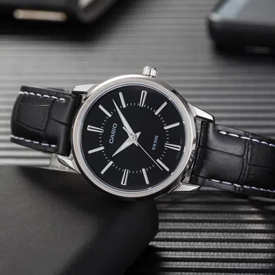 Casio Quartz Waterproof Black Analog