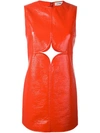 COURRÈGES cut-off detailing dress,DRYCLEANONLY