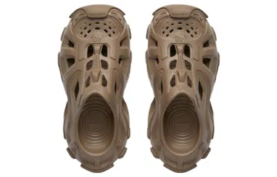 Balenciaga Hd Cut-out Mules In Brown