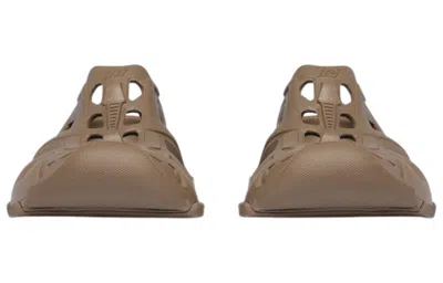 Balenciaga Hd Cut-out Mules In Brown