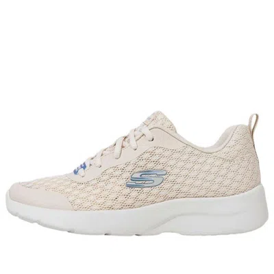 Skechers (wmns)  Dynamight 2.0 Low Top Sneakers 'cream White Blue' In Neutral