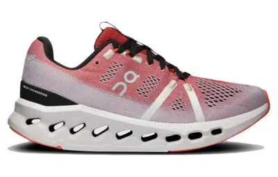 On Women's Cloudsurfer Shoes In Auburn/frost In Multi