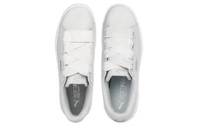 Puma (wmns)  Vikky V2 Ribbon Core 'simplified Comfort Low-top Casual Grey' In White