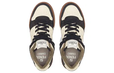 Fendi Match Colorblock High Top Sneaker