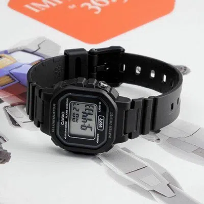 Casio Waterproof Quartz Black Strap Black Digital