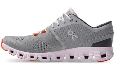 On Running Cloud X Running Shoe In Gray