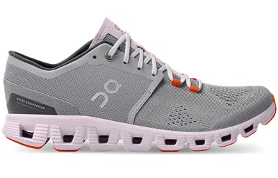 On Running Cloud X Running Shoe In Gray
