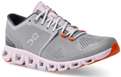 On Running Cloud X Running Shoe In Gray