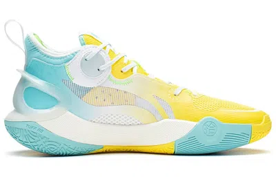 Li-ning Sonic 10 Mid 'yellow Pure Blue' In Multi