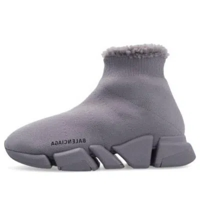 Balenciaga (wmns)  Speed 2.0 Sneakers 'grey Recycled Knit' In Gray