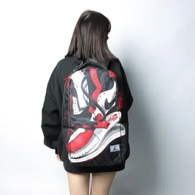 Air Jordan Graphics Backpack 'black Red'