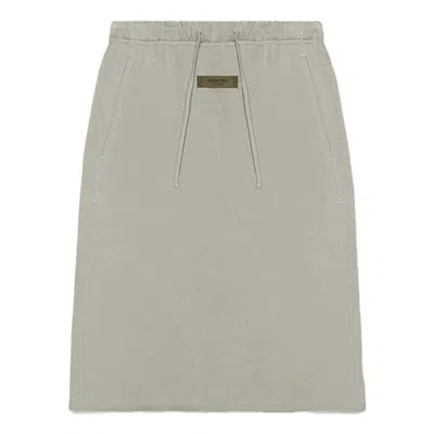 Essentials (wmns) Fear Of God  Ss23 Midi Skirt 'seal' In Gray