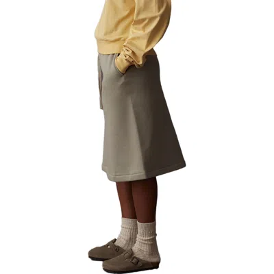 Essentials (wmns) Fear Of God  Ss23 Midi Skirt 'seal' In Gray