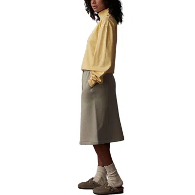 Essentials (wmns) Fear Of God  Ss23 Midi Skirt 'seal' In Gray
